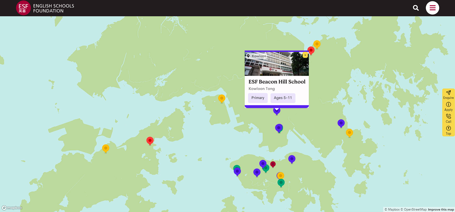 ESF School Map Dynamic