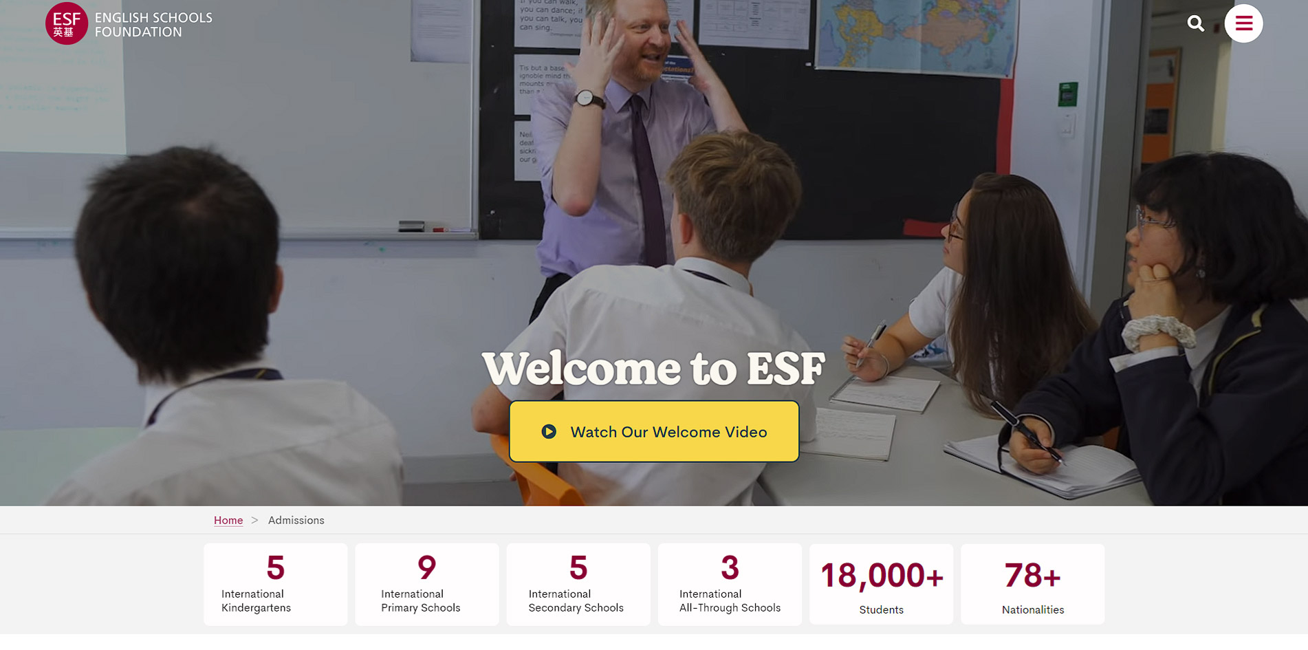 ESF Admissions Video & Highlights
