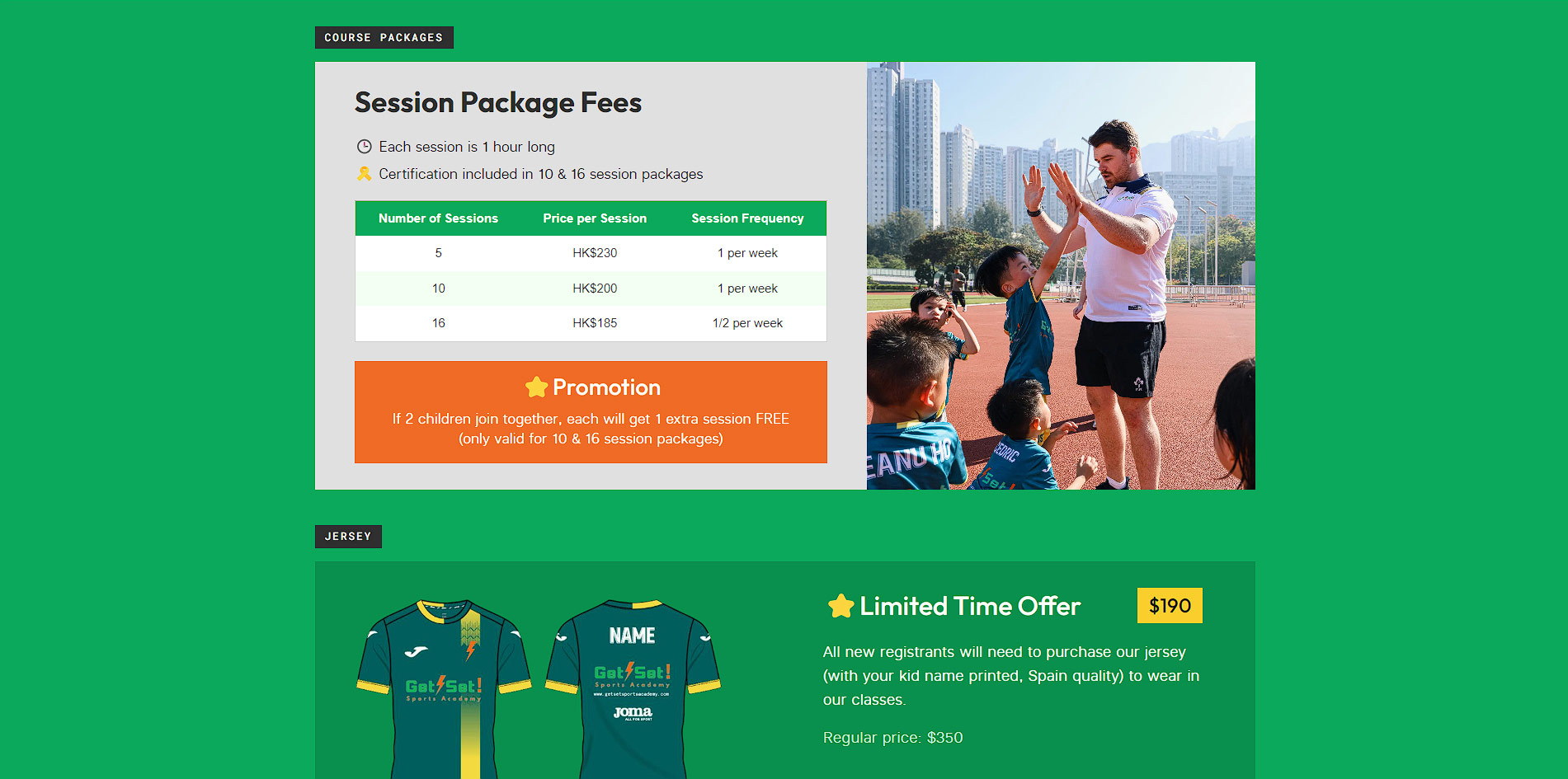 Package Fees & Discounts